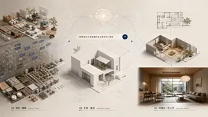 Coohom AIHomが平面情報から3D住宅、家具配置、室内提案へつなぐ空間設計AIワークフロー