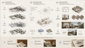 Claude、MCP、Coohom AIHomを活用した3Dモデル生成から住宅提案までの設計ワークフロー